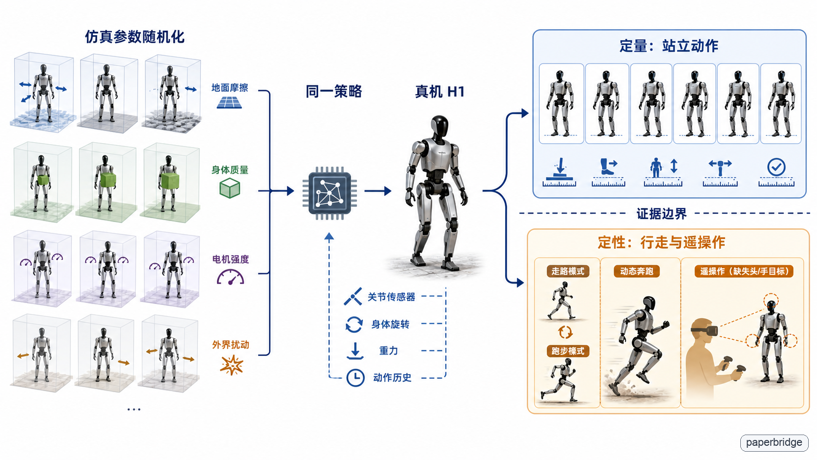 从随机化仿真到真机测试的证据边界